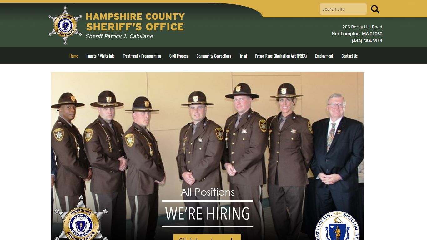 Hampshire County Jail & House of Corrections - Hampshire County Sheriff ...